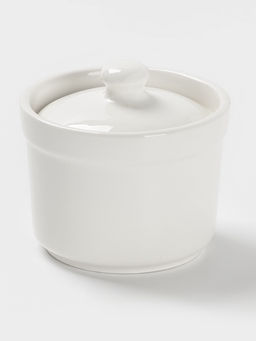 Сахарница Доляна White Label, 10×9.5 см, фарфор, белая