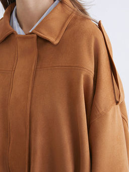 G?mlek Yaka S?et G?r?n?ml? Kad?n Bomber Ceket