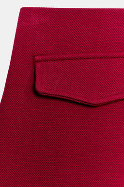 PANTAL?N ANCHO / Burgundy - Zara фото 9