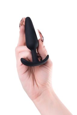 Набор анальных втулок TOYFA POPO Pleasure Eridani, силикон, черный, 3 шт.
