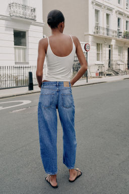 JEANS Z1975 BARREL / Azul medio - Zara фото 4