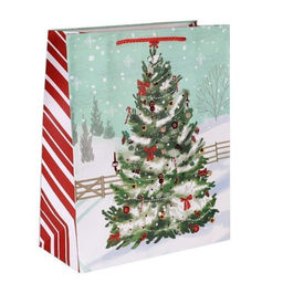 Цена за 12 шт. Пакет подарочный 26х32х12см / 5385L /уп 12/384/Новый год - Галеонтрейд фото 5