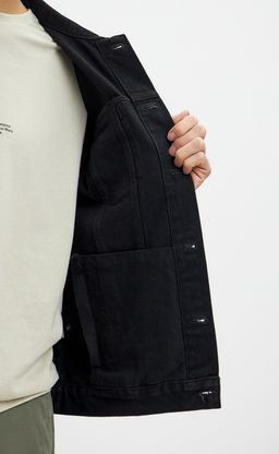 Куртка джинс P011-1336Rus black