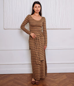 Платье #КТ3102 (2), тёмно-бежевый