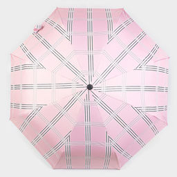 Зонт механический Линии, эпонж, 3 сложения, 8 спиц, R = 47 см, цвет МИКС - Simaland фото 6