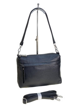 Женская сумка из искусственной кожи, цвет черный