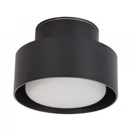 Светильник потолочный 12W, 230V, GX53, черный, HL367
