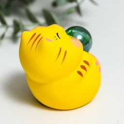 Сувенир керамика Манэки-нэко со стеклянным шаром микс 7,5х5х7,6 см - Simaland фото 5