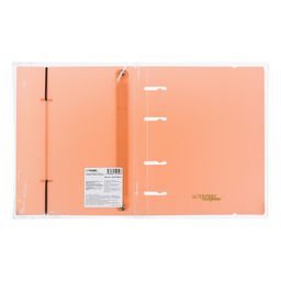 Expert Complete PRISMA NEON Папка-обложка для сменного тетрадного блока на 4 кольцах A5+ 700 мкм 20 мм эффект 3D 1 шт. d - 20 мм оранжевый EC21140012