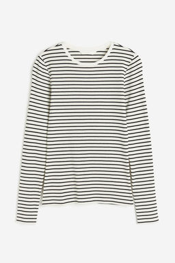Camiseta en canale de algodon - H&m фото 5