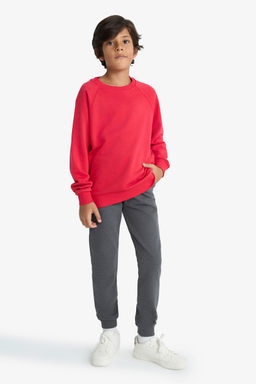 Pamuklu Regular F_t Beli Lastikli Jogger E_ofman Alt_ Erkek _ocuk