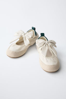 SPORTY BALLERINA SHOES WITH BOW - Zara фото 3
