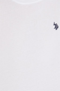 U. S. Polo Assn Мужская белая базовая футболка с круглым вырезом - U.s. polo assn фото 12