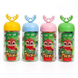 Цена за 20 шт. Антистресс сквиш мялка «Новый год», в 1 банке 20 мялок, МИКС