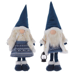Игрушка набивная с подсветкой "Гном", L22 W18 H59/42 см, 2в.