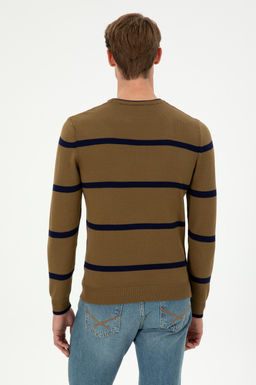 Мужской свитер цвета хаки - U.s. polo assn фото 5