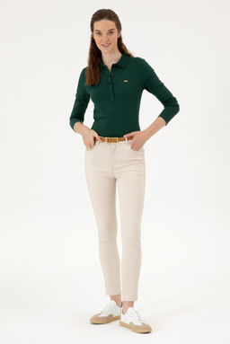 Kad_n Koyu Ye_il Basic Sweatshirt Sepette S_rpriz _ndirim - U.s. polo assn фото 4