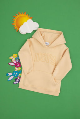 K_z _ocuk Pembe Kap__onlu _ardonlu Basic Sweatshirt Sepette S_rpriz _ndirim