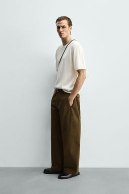VISCOSE BLEND KNIT T-SHIRT - Zara фото 4
