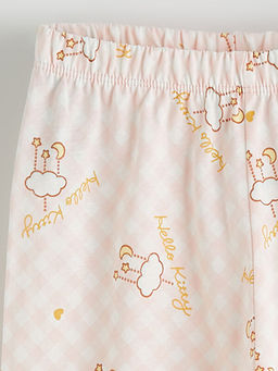 Hello Kitty Bask?l? K?z ?ocuk Pijama ?ort