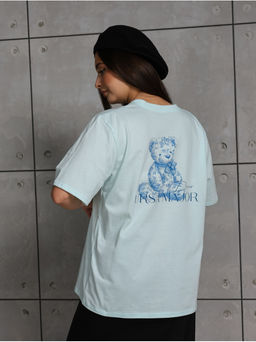 Футболка "Марго" Голубой Женская