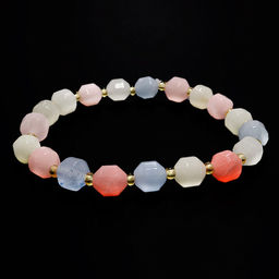 Браслет из камня 8мм с огранкой Берилл привлекает денежные потоки