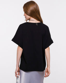 Футболка с перьями страуса, 95% хлопок, 5% лайкра - Sahar art lab фото 5