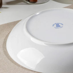 Тарелка глубокая Добрушский завод «Верона», 700 мл, d=20.5 см, фарфор, белая