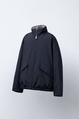 REVERSIBLE AND WATER-REPELLENT CHECK JACKET BENSIMON ® X ZARA