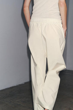 POPLIN PYJAMA TROUSERS - Zara фото 5