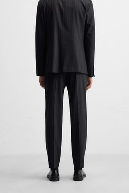 PINSTRIPE SUIT TROUSERS - Zara фото 3