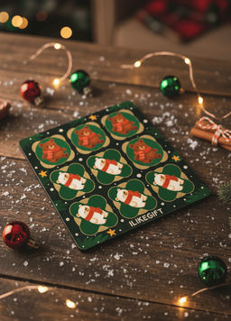 Игра настольная из дерева iLikeGift "Крестики-нолики Мишки"