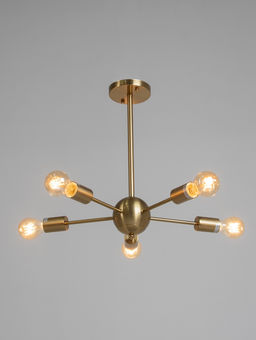 Люстра 13189/5GD, 5х40Вт, E27, 50х50х43 см