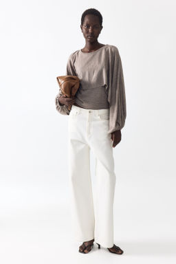 Top efecto layering en punto fino - H&m фото 6