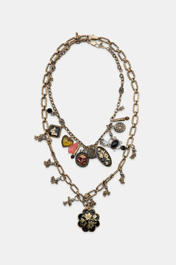 PACK OF 2 CHARM NECKLACES - Zara фото 2