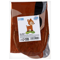 Цена за 2 шт. Воздушный шар фольгированный 15" «Олень», под воздух