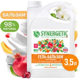 Гель-бальзам для мытья посуды «Сочный гранат и абрикос», 3,5 л - Synergetic фото 2