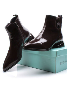 01-PCG265-3 VINOUS Ботинки демисезонные женские (натуральная кожа, байка) - Фабричный китай фото 17