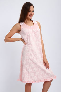 Ночная сорочка из кулирки Василиса персиковый