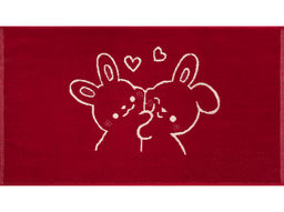 6с103.412ж1 Обнимашки(бордо) Полотенце махровое 50х90см