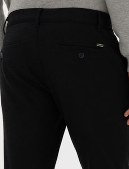 Lacivert Slim Fit Kanvas Pantolon