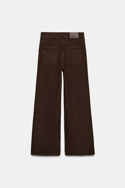 JEANS Z1975 CULOTTE TIRO ALTO COMFORT / Marr?n - Zara фото 11