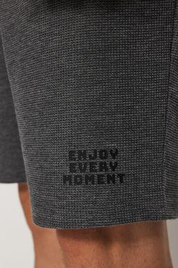 TRENDYOL MAN Mavi Regular Fit Waffle Sortlu Pijama Tak?m? TMNSS23PT00032 - Trendyolmilla фото 27