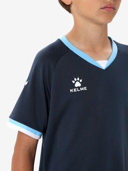 Детская футбольная форма KELME Football Uniform Set (Dark Blue/White)