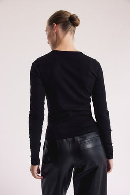 MAMA Camiseta en punto de canale - H&m фото 5