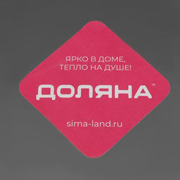 Поднос овальный из нержавеющей стали Доляна, 30×20 см, серебристый