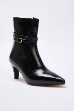 Siyah Kemerli Ince Topuklu Kad?n Bot TAKAW26BO00116 - Trendyolmilla фото 3