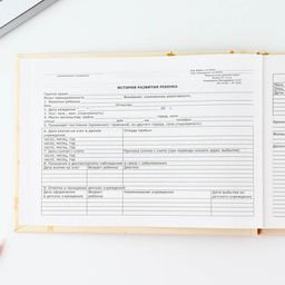 Медицинская карта в твердой обложке Форма №112/у Слоник, 80 л - Artfox фото 4