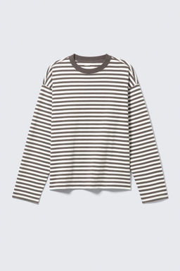 Camiseta de manga larga Loose Boxy - H&m фото 17