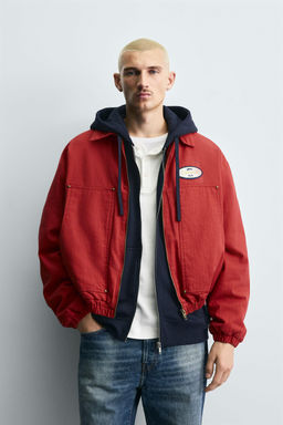 BOXY FIT EMBROIDERED JACKET - Zara фото 2